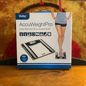 VIVITAR-AccuWeightPro Digital Bathroom Body Analysis Giant LCD Wireless Scale